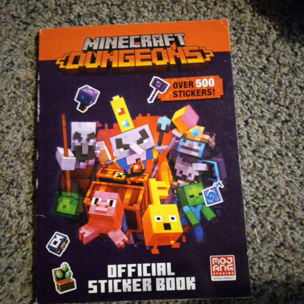 Minecraft stickers book